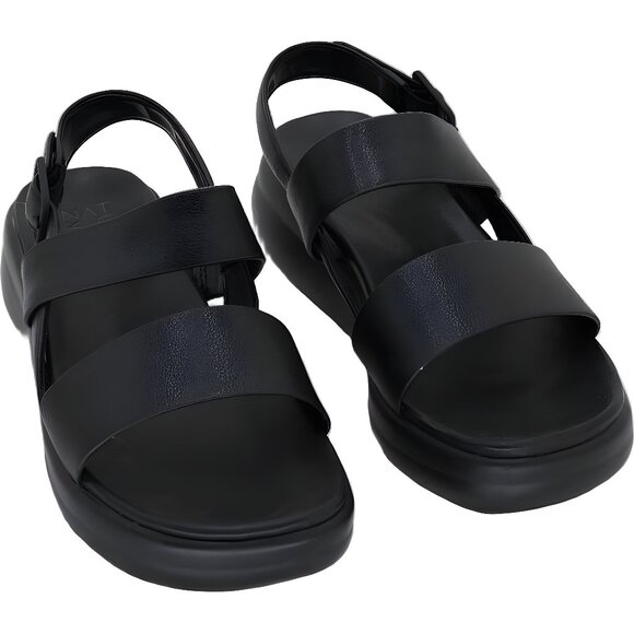 Naturalizer Coast Black Slingback Platform Sandals Strappy Women's US 9M - Picture 1 of 6